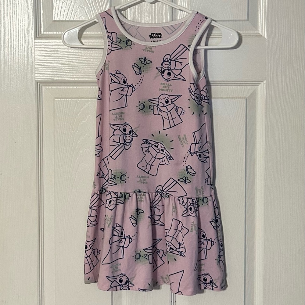Star Wars Yoda Light Pink Character Dress